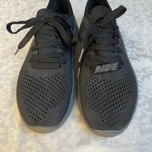 EUC Crocs Women's 9 Literide 360 Pacer Black Walking Shoes Waterproof MINT! - Picture 4 of 10